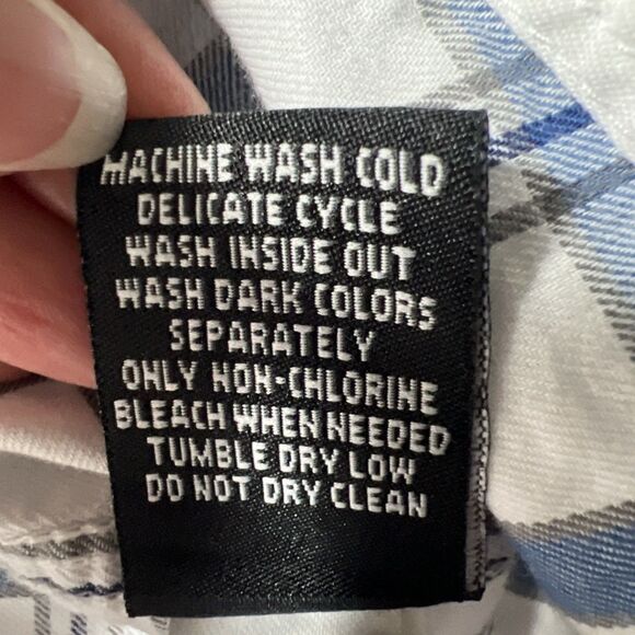 Marithe Francois Girbaud Long Sleeve Button Up Shirt Mens XXXL 3XL Blue Y2K 90s - Picture 11 of 13